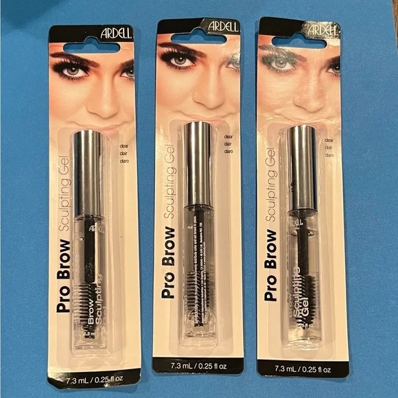 ARDELL pro brow sculpting gel/ 3pieces clear 0.25 fl oz - Picture 2 of 5